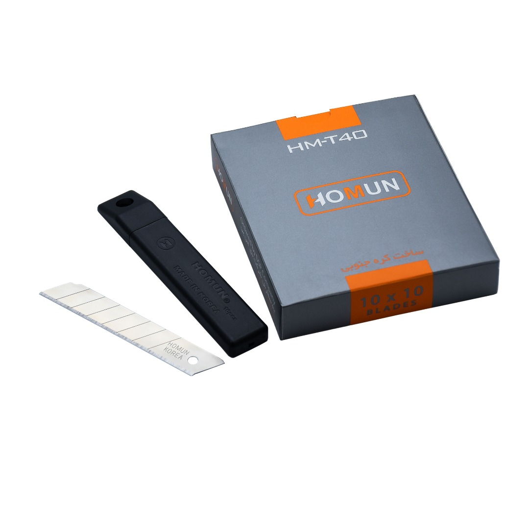 تیغ کاتر هومان مدل HM_T40 بسته 100عددی
