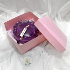 شمع استوانه‌ای با گل خشک نوربرگ مدل بابونه‌