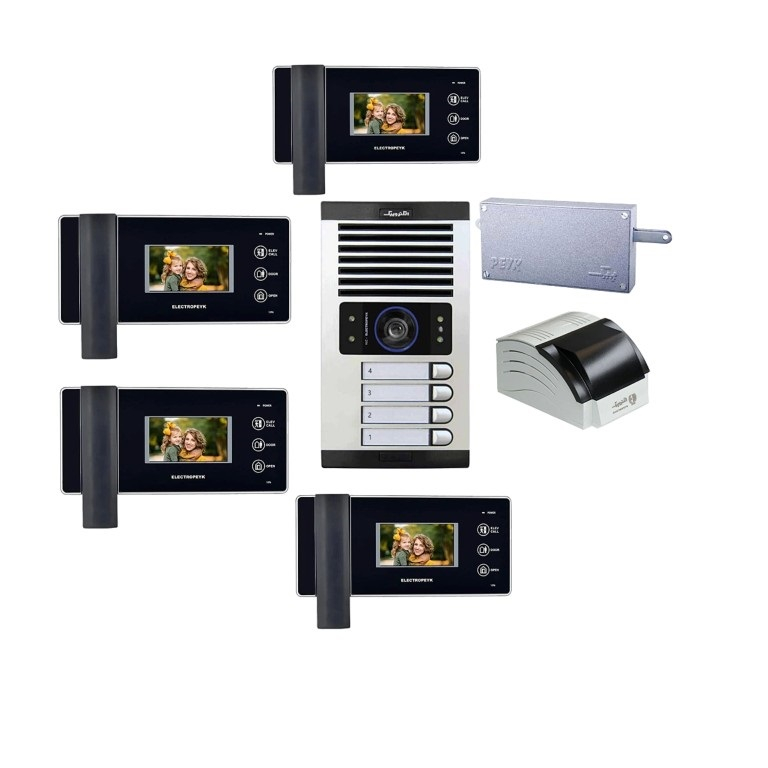 مجموعه دربازکن الکتروپیک مدل  FD/1086/4/1096x4-black