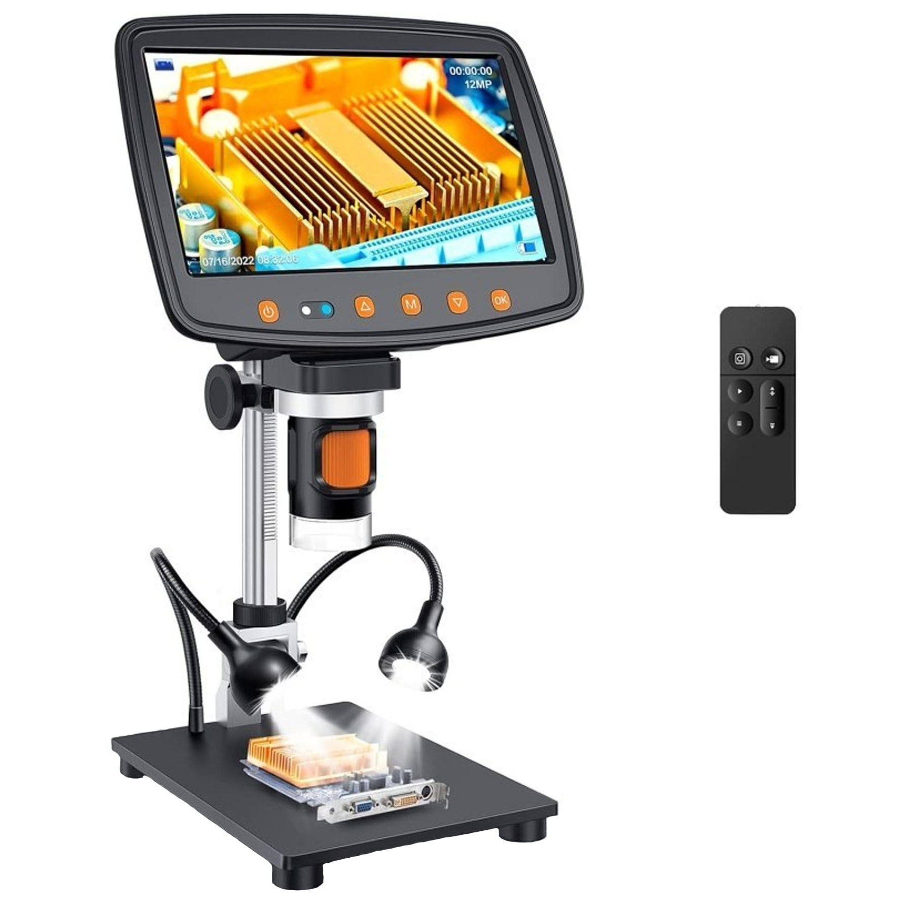 میکروسکوپ دیجیتال مدل Full HD USB 1500x به همراه ریموت کنترل