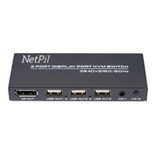 کی وی ام سوئیچ ۲ پورت DisplayPort نت پیل مدل DK201