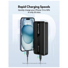 پاوربانک راوپاور مدل RP-PB1235 ظرفیت 20000 میلی آمپر ساعت