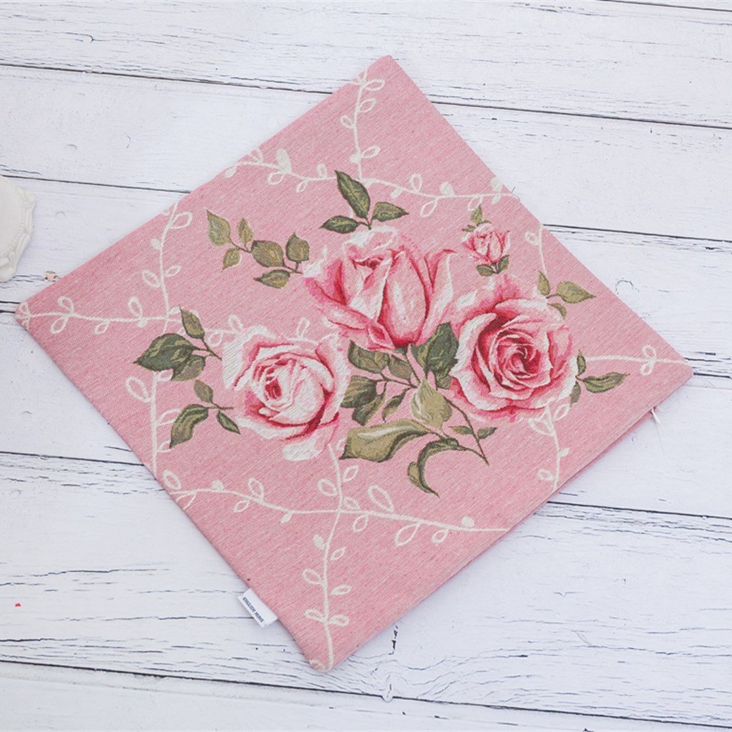 کاور کوسن انگلیش هوم مدل Twin Roses سایز 45x45 سانتی متر