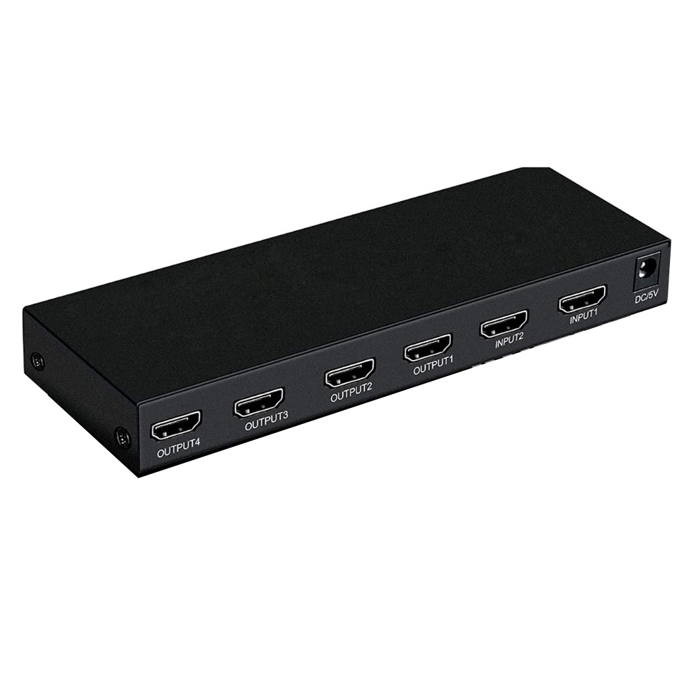 سوییچ اسپلیتر HDMI 2×4 کی نت مدل KSS24