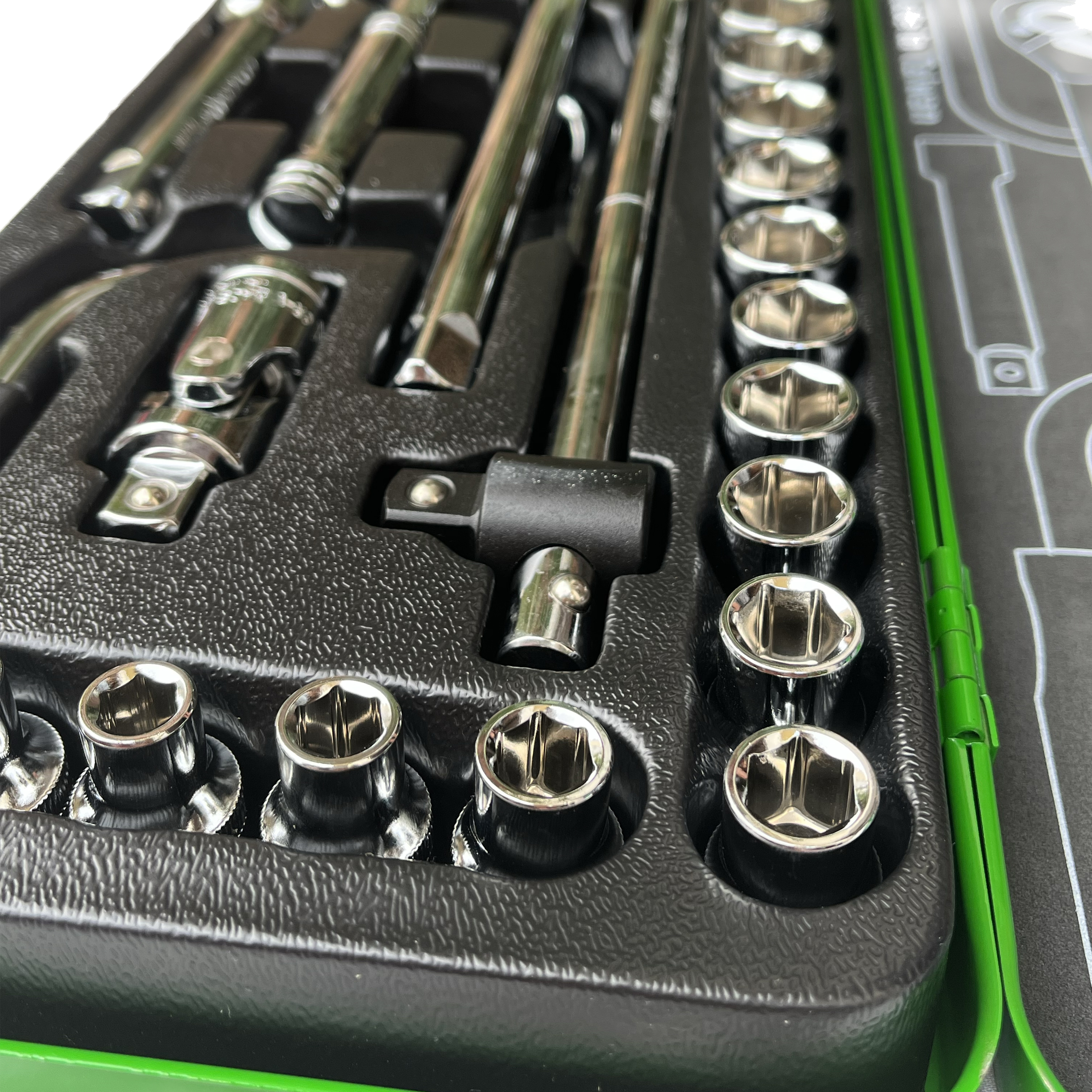 آچار بکس شاران مدل SM24-6PT مجموعه 24 عددی
