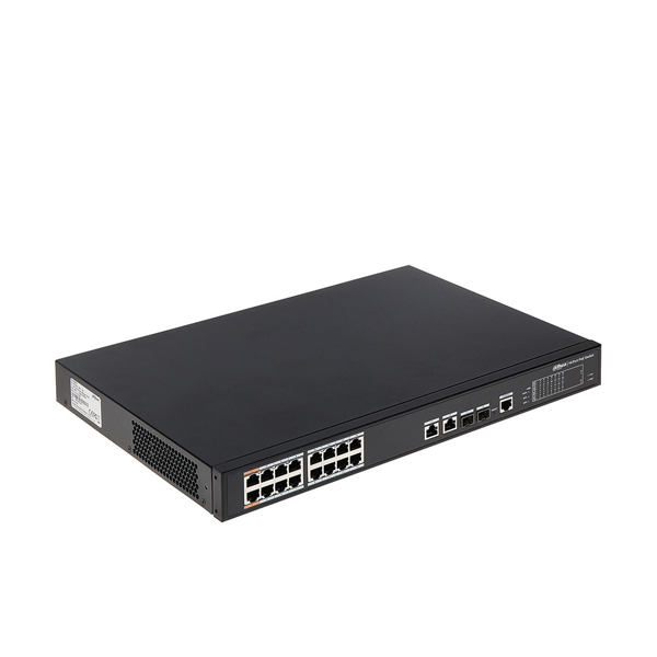 سوییچ poe شبکه شانزده پورت داهوا مدل DH-CS4220-16GT-135