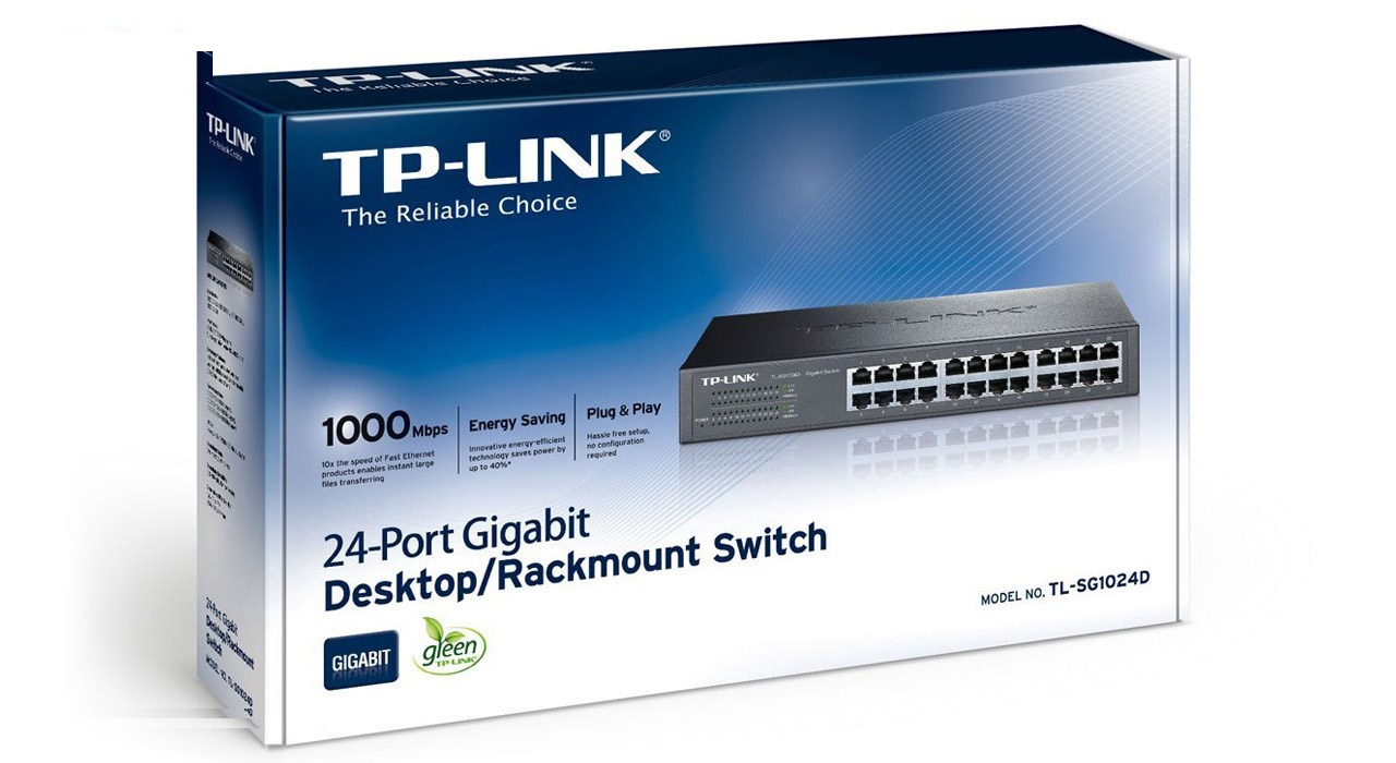 سوییچ 24 پورت تی پی لینک مدل TL-SG1024D V5