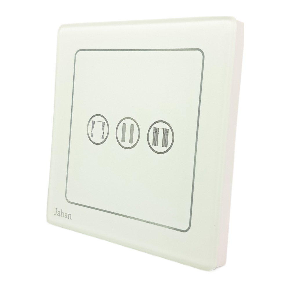 کلید پرده برقی لمسی هوشمند جابان مدل کلاسیک