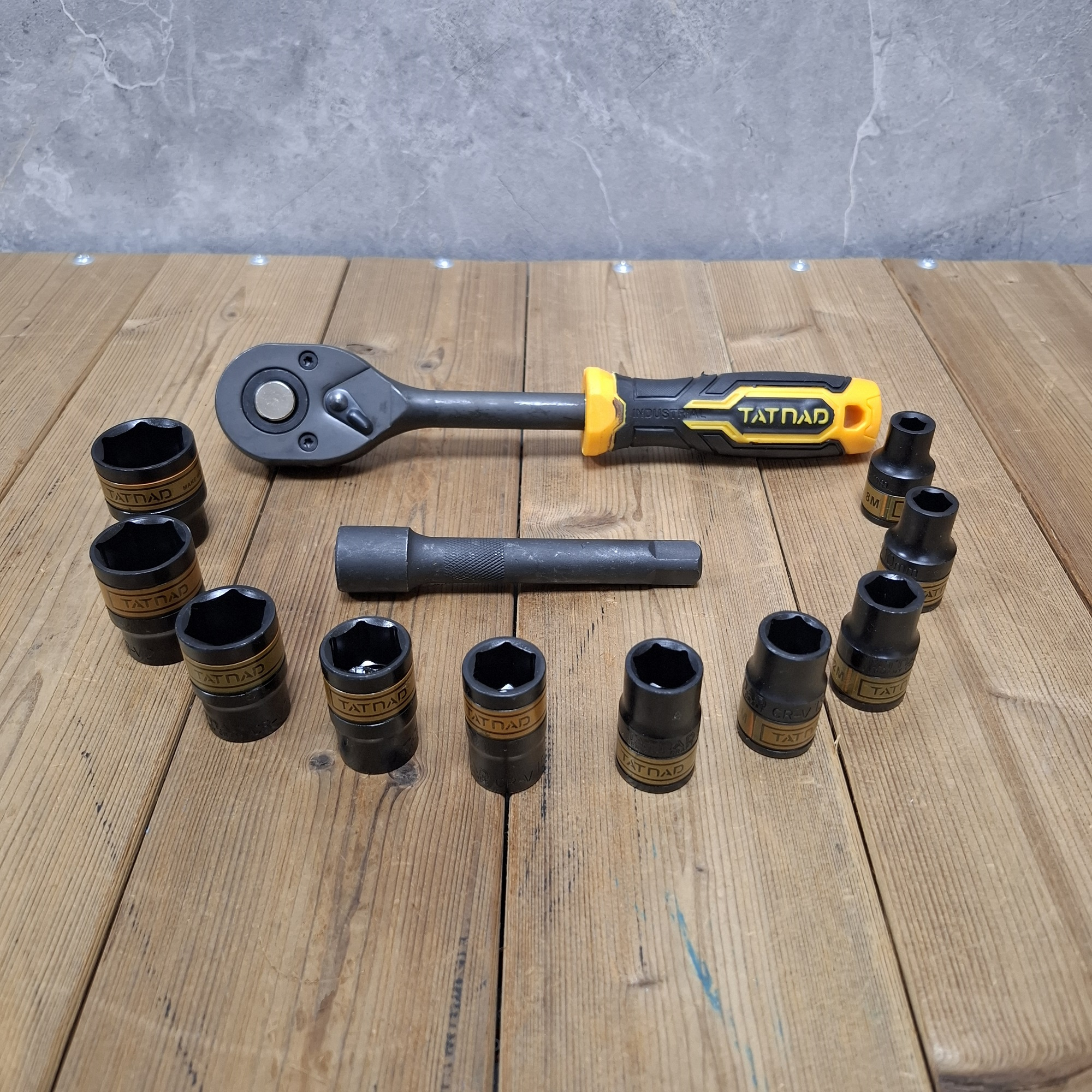 آچار بکس و سری بکس تاتند مدل CR_V مجموعه 12عددی