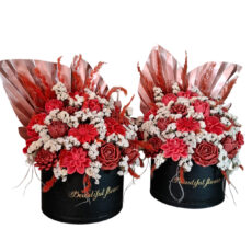 شمع مدل باکس گل 18 شاخه کد BL01