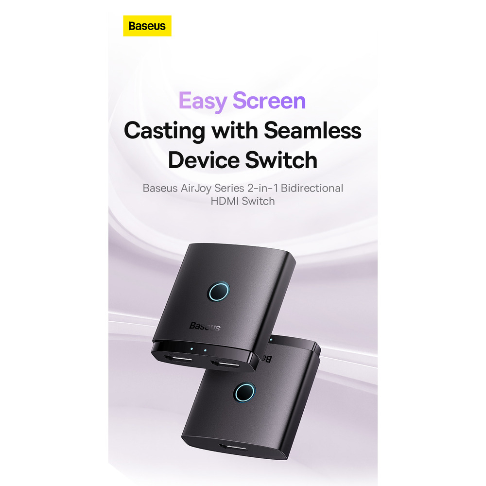 سوئیچ 1 به 2 HDMI بیسوس مدل BS-OH113