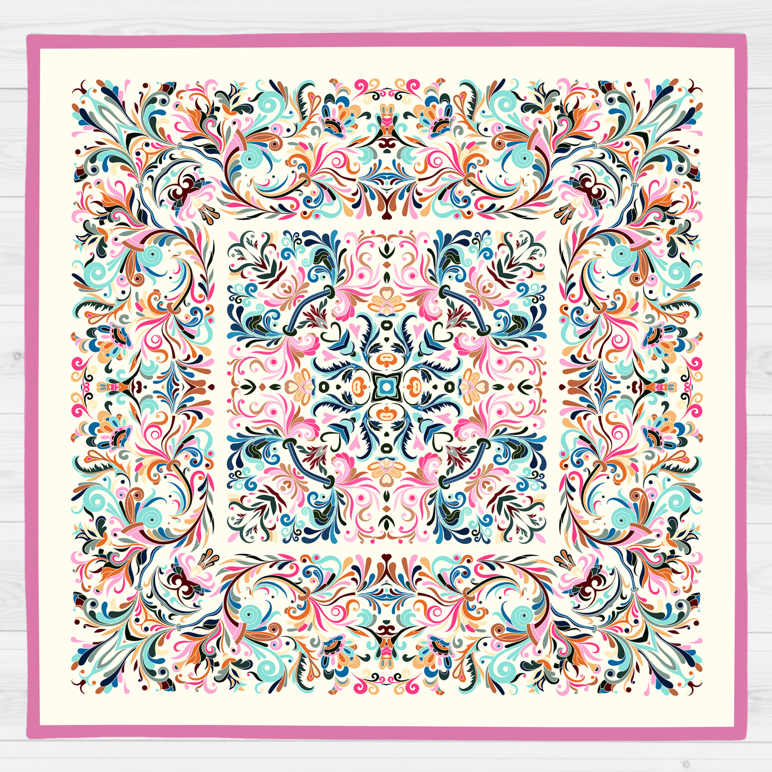 رومیزی طرح اسلیمی کد9968.1