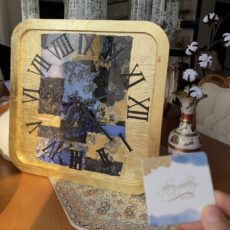 ساعت دیواری مدل گل