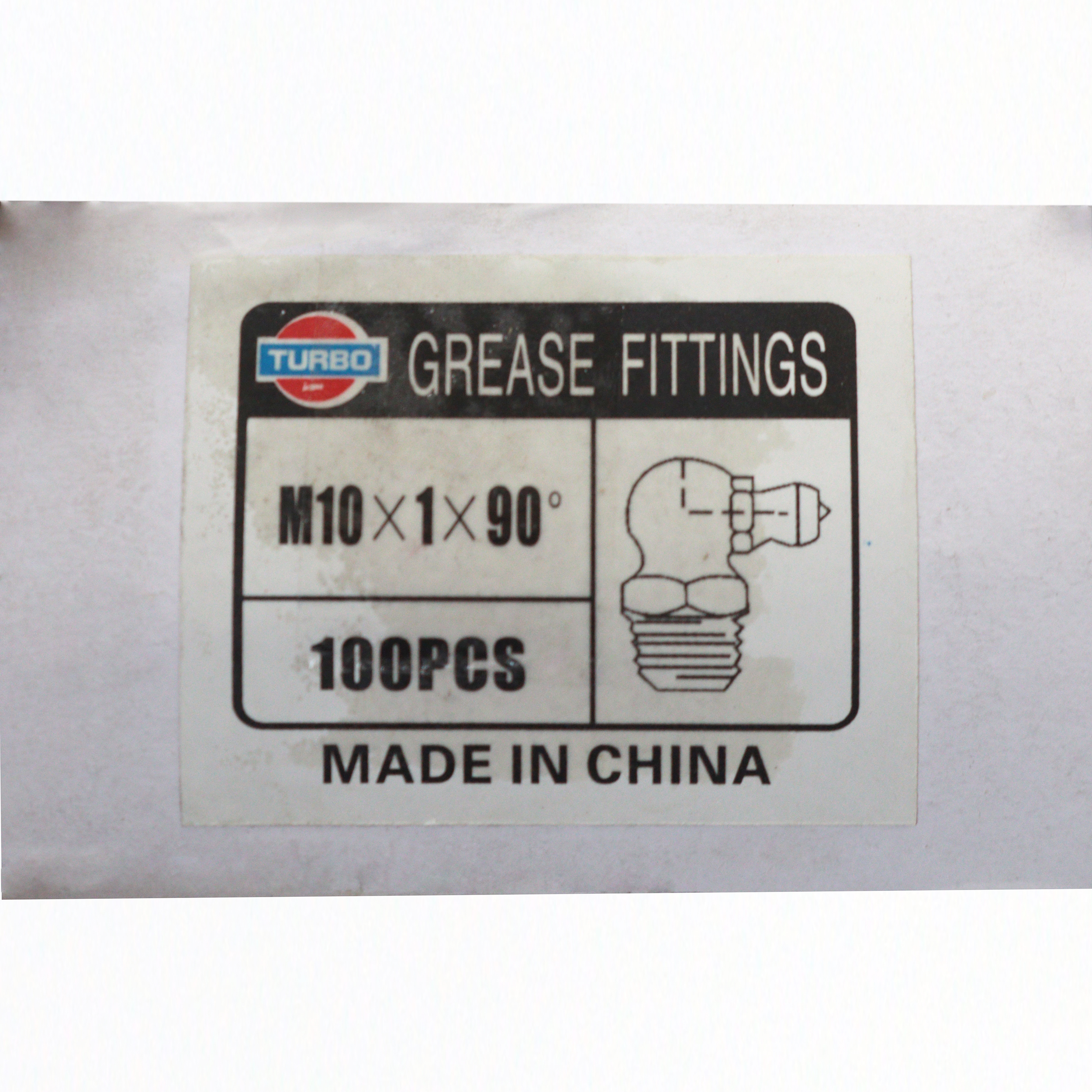 گریس خور  مدل YP-M10x1x90 سایز 10 میلیمتر بسته 100 عددی