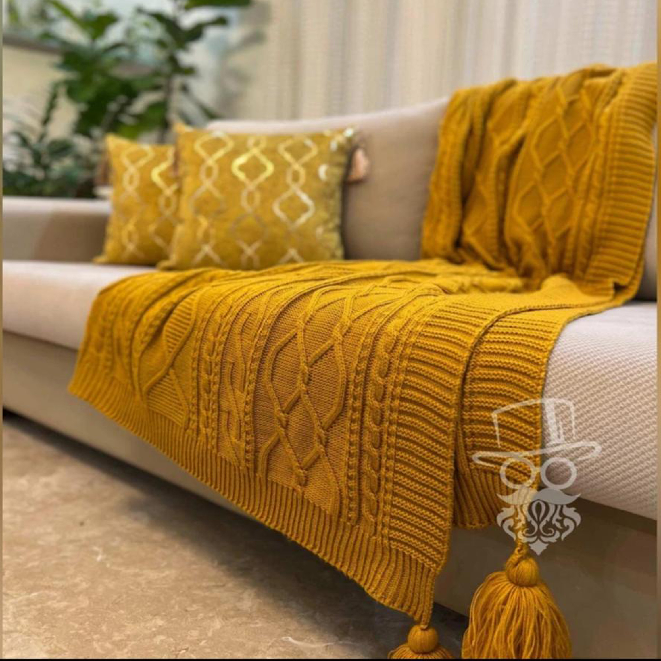 شال مبل و تخت شایسته مدل دیانا کد SM7 سایز 174x144سانتی متر