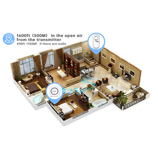 زنگ بی سیم کوپاور مدل HG1180