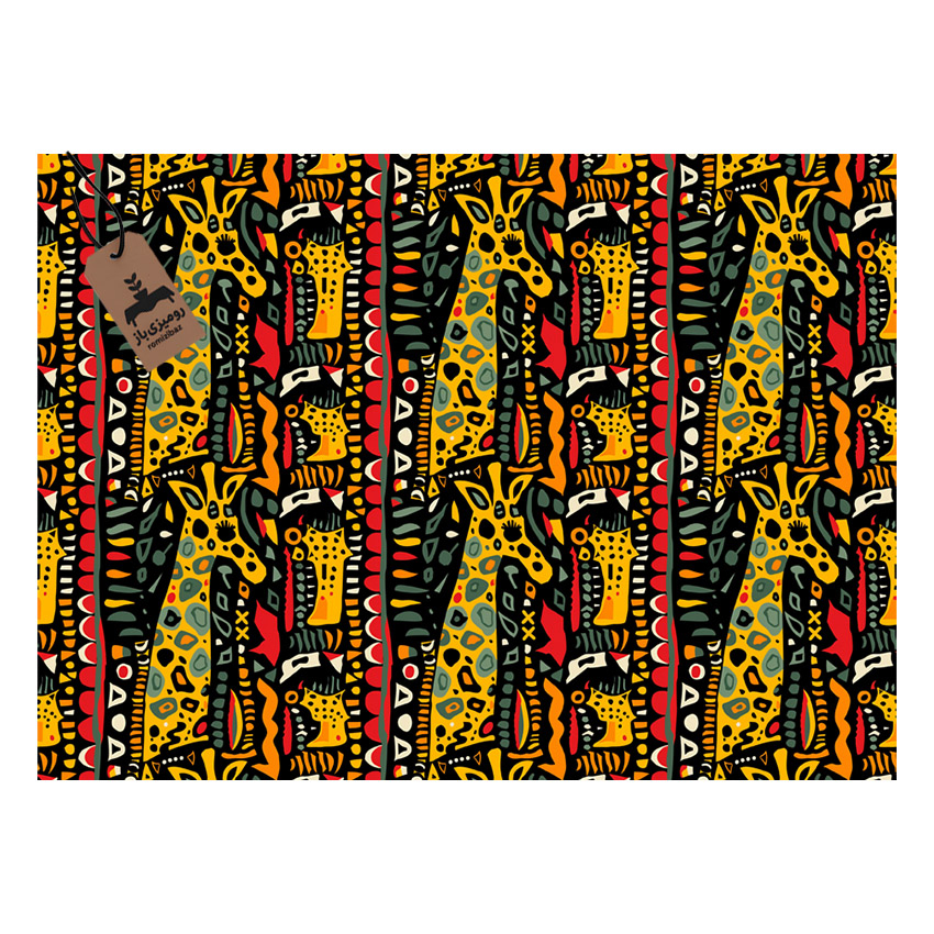 رومیزی برند رومیزی باز طرح مستطیل کد 11060 سایز ۲۰۰*۱۴۰ سانتی متر