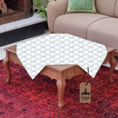 رومیزی رومیزی باز طرح مربع مدل انتزاعی مدرن کد 11046-1