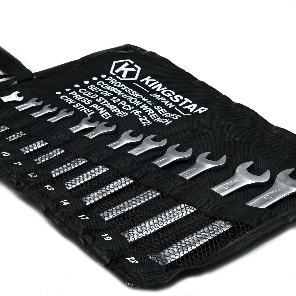 آچار یکسر تخت و یکسر رینگی کینگ استار مدل JAPAN-SET-12PCS  مجموعه 12 عددی