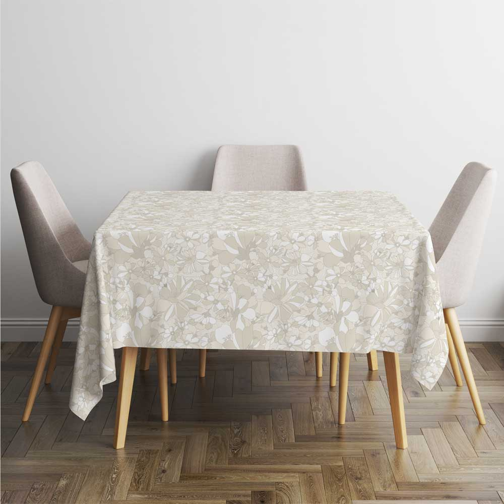 رومیزی مدل 6 گلدار شش نفره کد F2RO1062