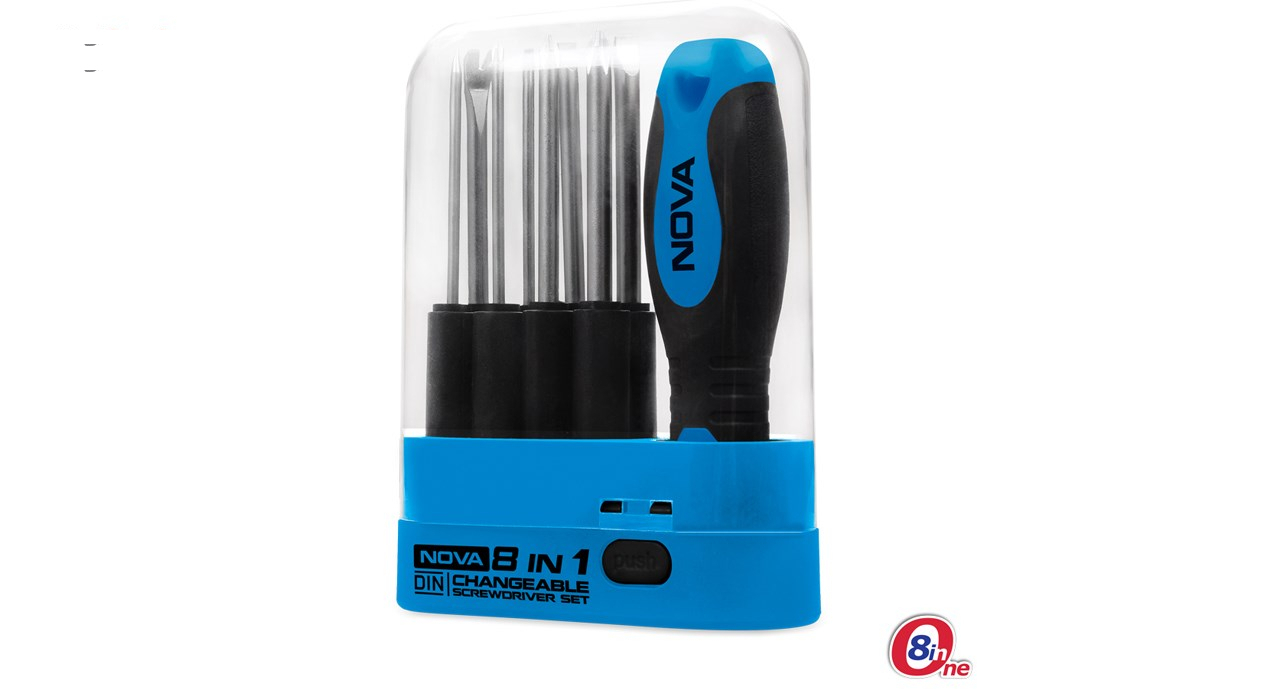 مجموعه 8 عددی پیچ گوشتی نووا مدل NTS 1340