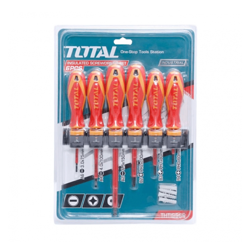 مجموعه ۶ عددی پیچ گوشتی مدل توتال