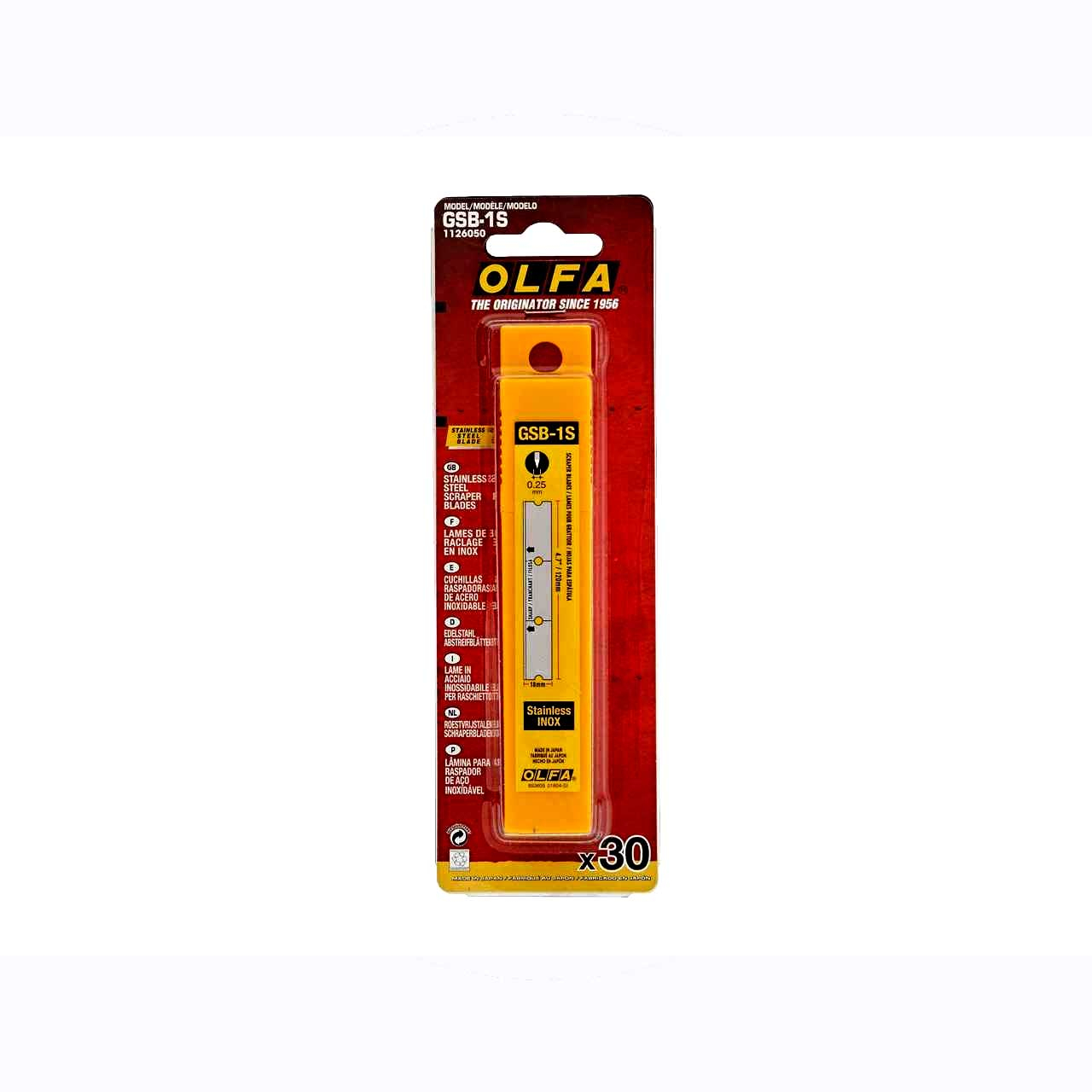 تیغ الفا کد GSB-1S بسته 30 عددی