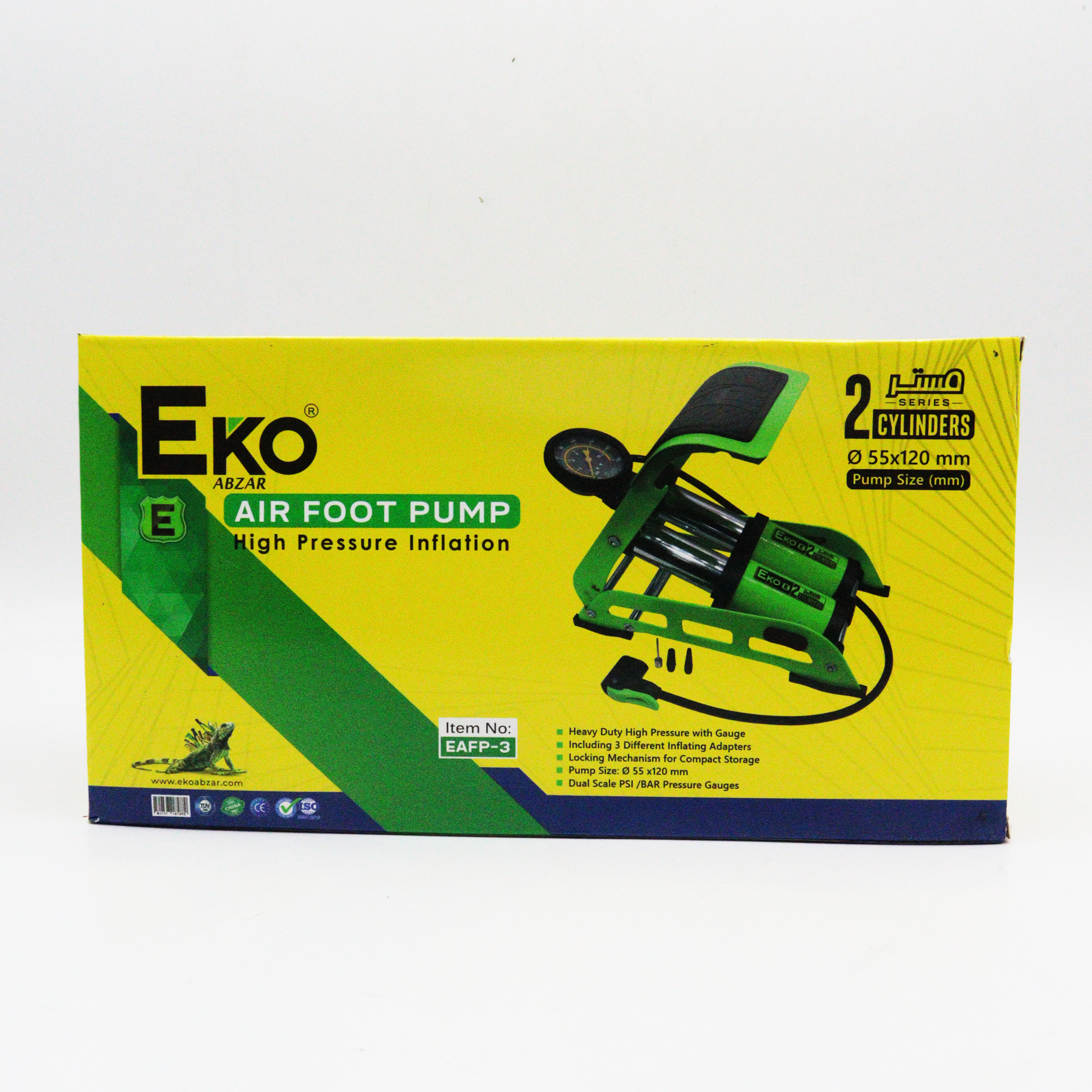 تلمبه پایی اکو مدل YP-MASTER-2CYLANDR-EAFP-3