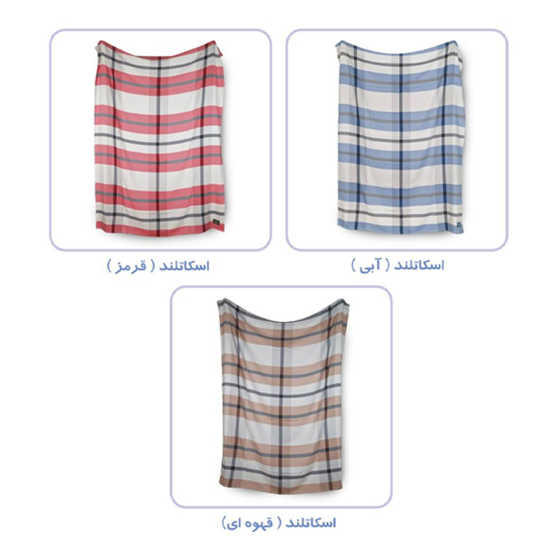 شال مبل برق لامع مدل اسکاتلند غیرمخلی 200*150 سانتی متر