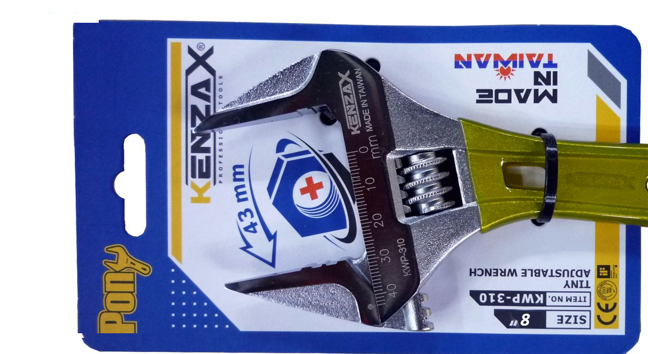 آچار فرانسه کنزاکس مدل KWP-308 سایز 8 اینچ