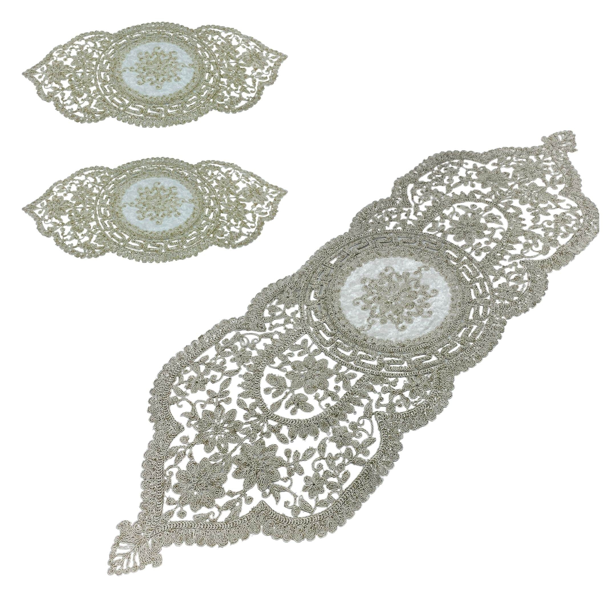 رومیزی جلو مبلی 3 تکه کد 03