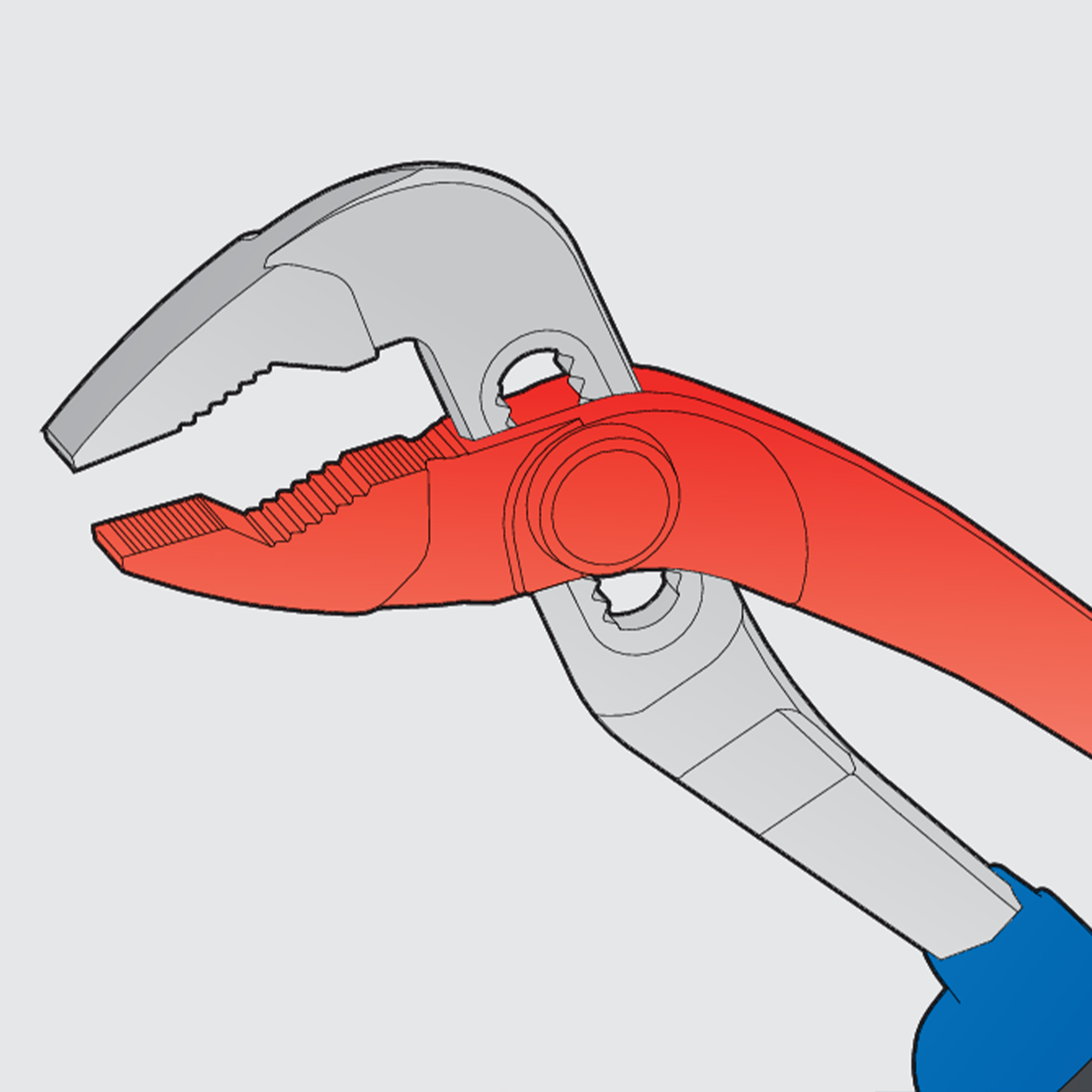 انبر کلاغی یونیور مدل 447/1HPP سایز 10 اینچ