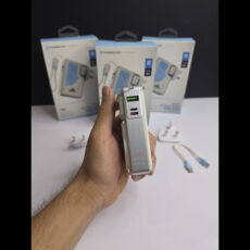 پاوربانک پاورولوجی مدل PPBCHA80-WH ظرفیت 10000 میلی آمپر ساعت