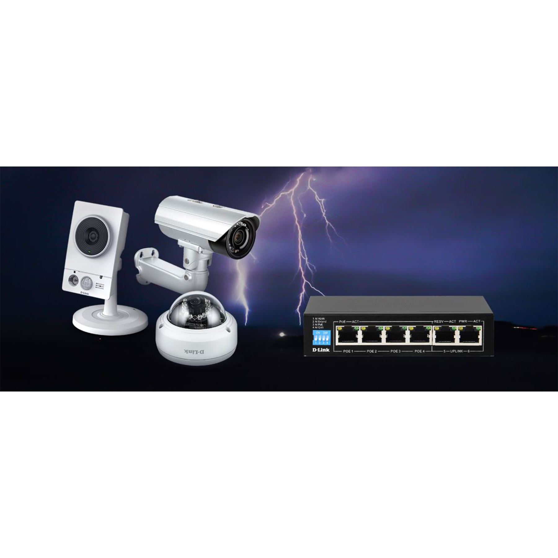 سوییچ شبکه 6 پورت دی لینک مدل DGS-F1006P