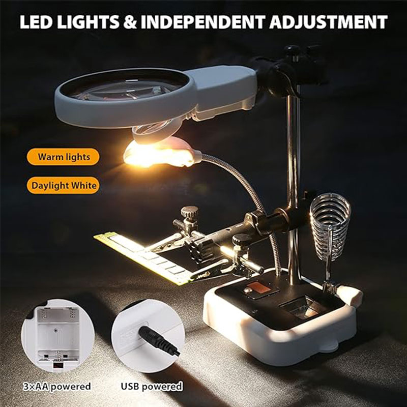 ذره بین لحیم کاری کامار مدل MG16129DC