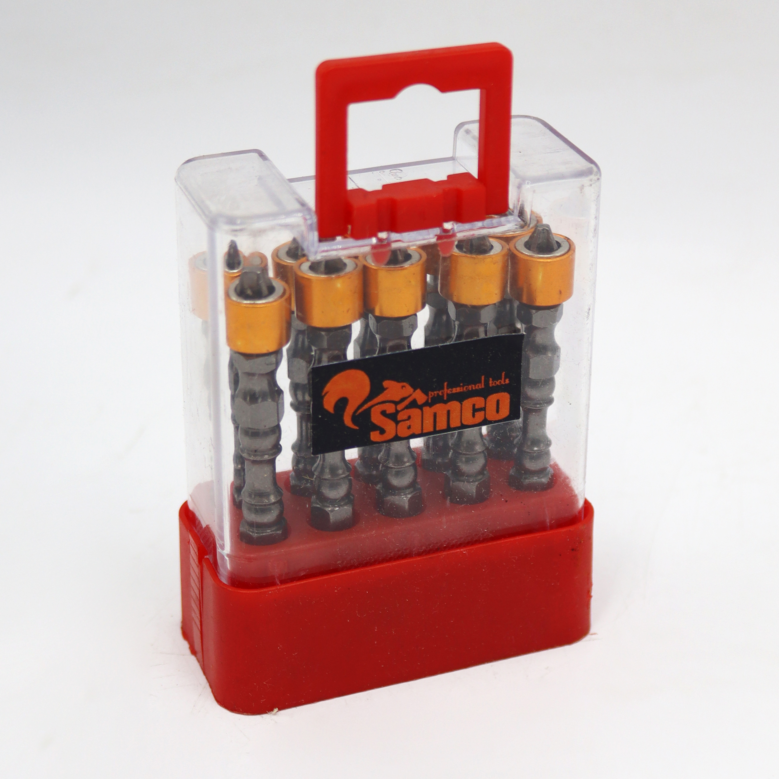 سری پیچ گوشتی دو سر چهار سو سامکو مدل مغناطیسی کد YP-010 مجموعه 10 عددی