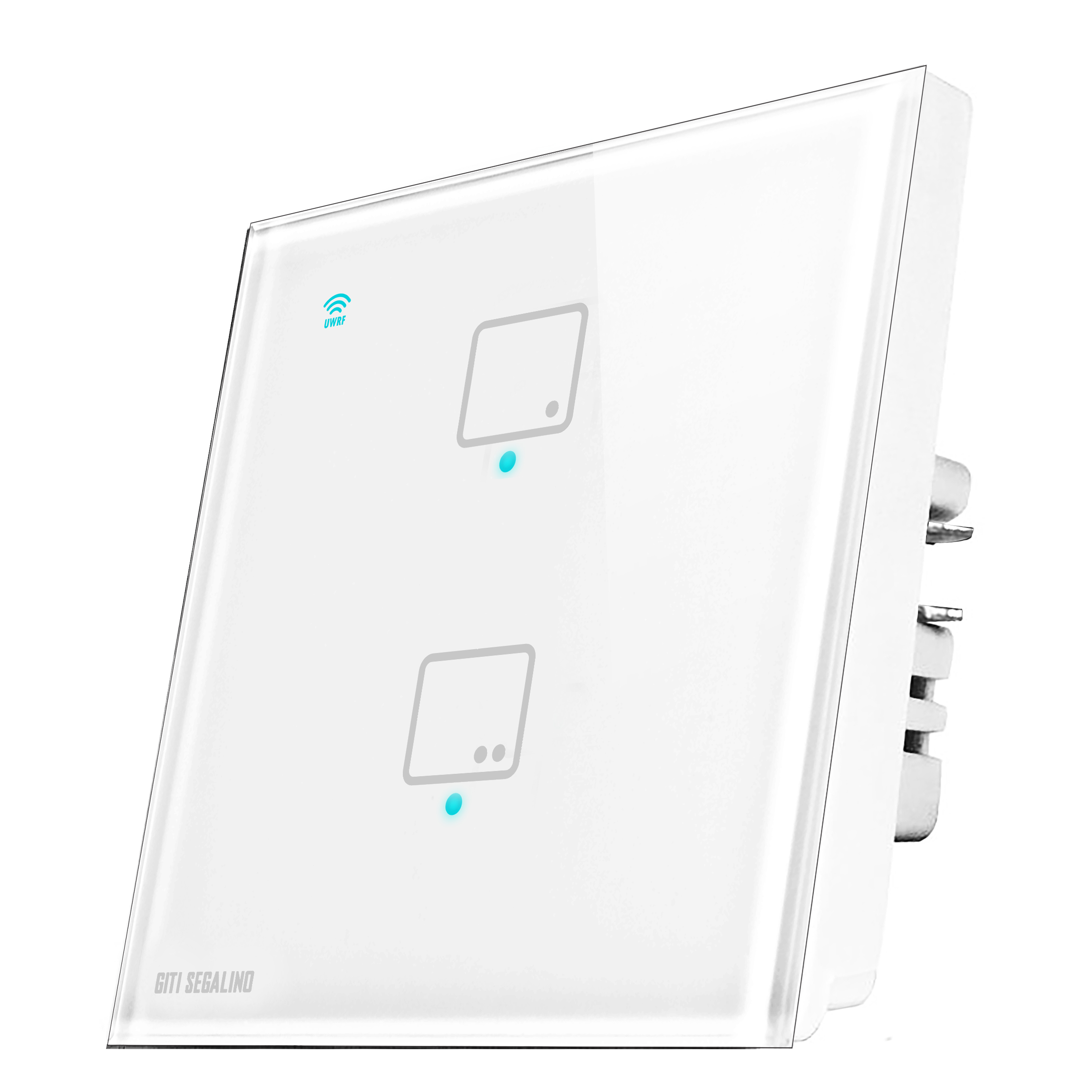 کلید لمسی هوشمند گیتی سگالی نو مدل دو پل GSN 2524