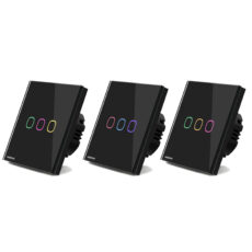 کلید لمسی هوشمند سه پل مٌروا مدل JS مجموعه سه عددی