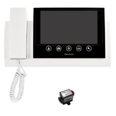 مانیتور دربازکن تصویری سیماران مدل 72TKM به همراه محافظ ولتاژ مانیتور