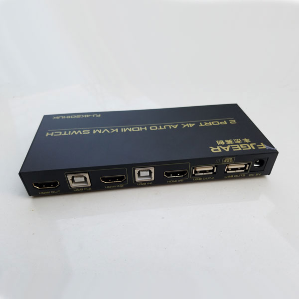 سویچ دو پورت KVM مدل Fj-4K201HU