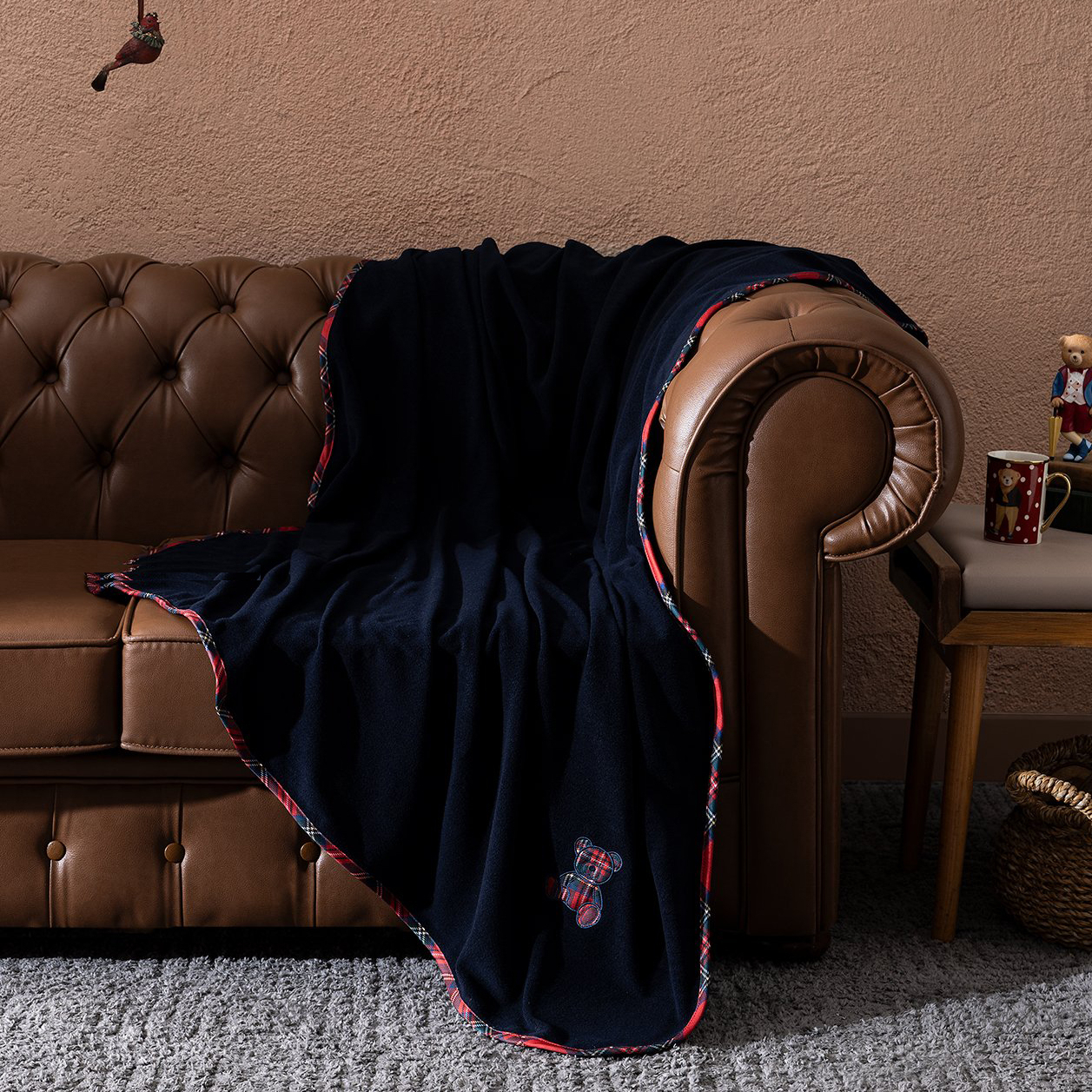 پتو مبل مادام کوکو مدل Tanise bear سایز 130*170 سانتی متر