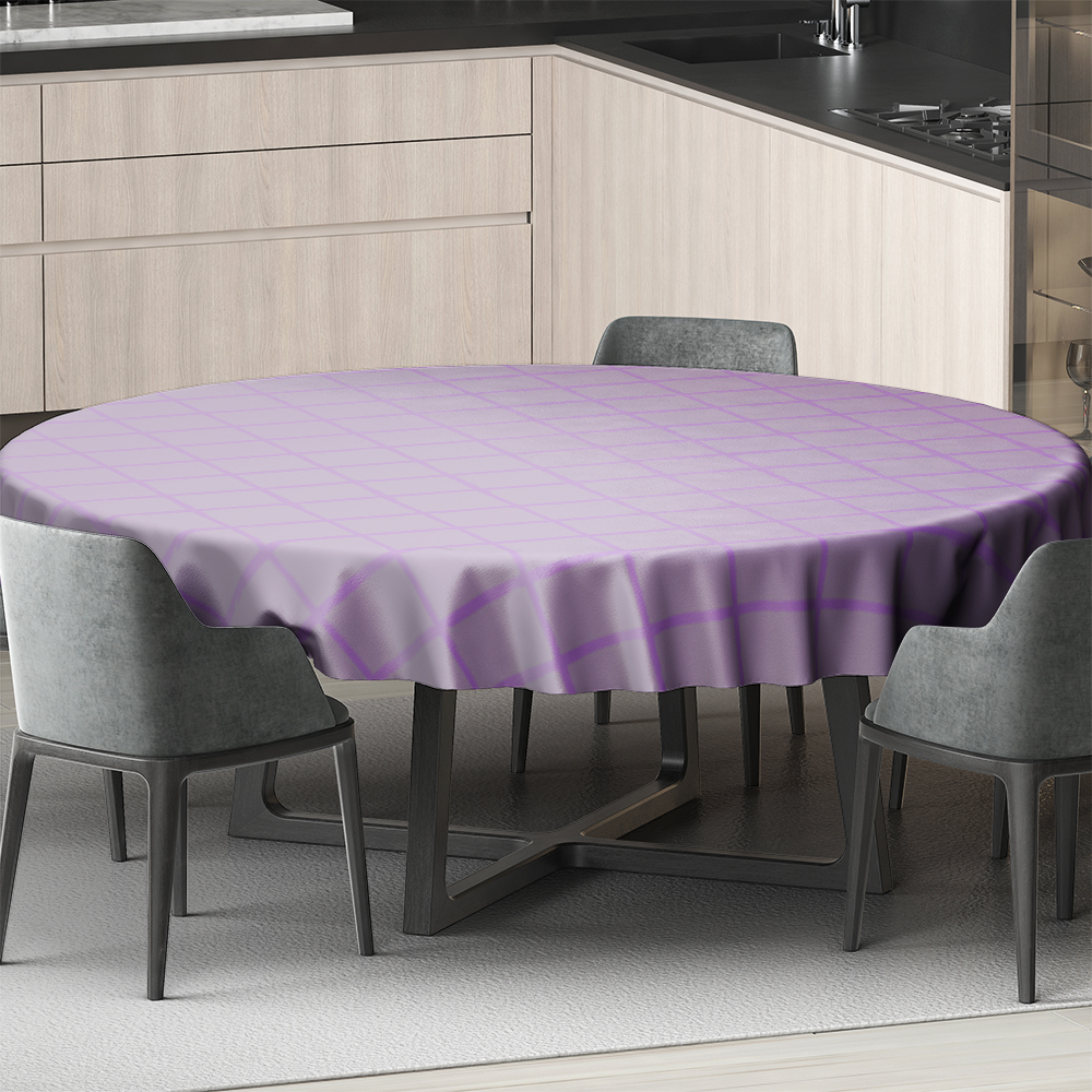 رومیزی طرح چهارخانه مدل D-0065