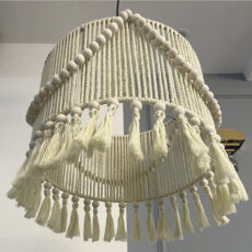 لوستر تزئینی مدل مکرومه دست ساز مراکشی کد ۰۳