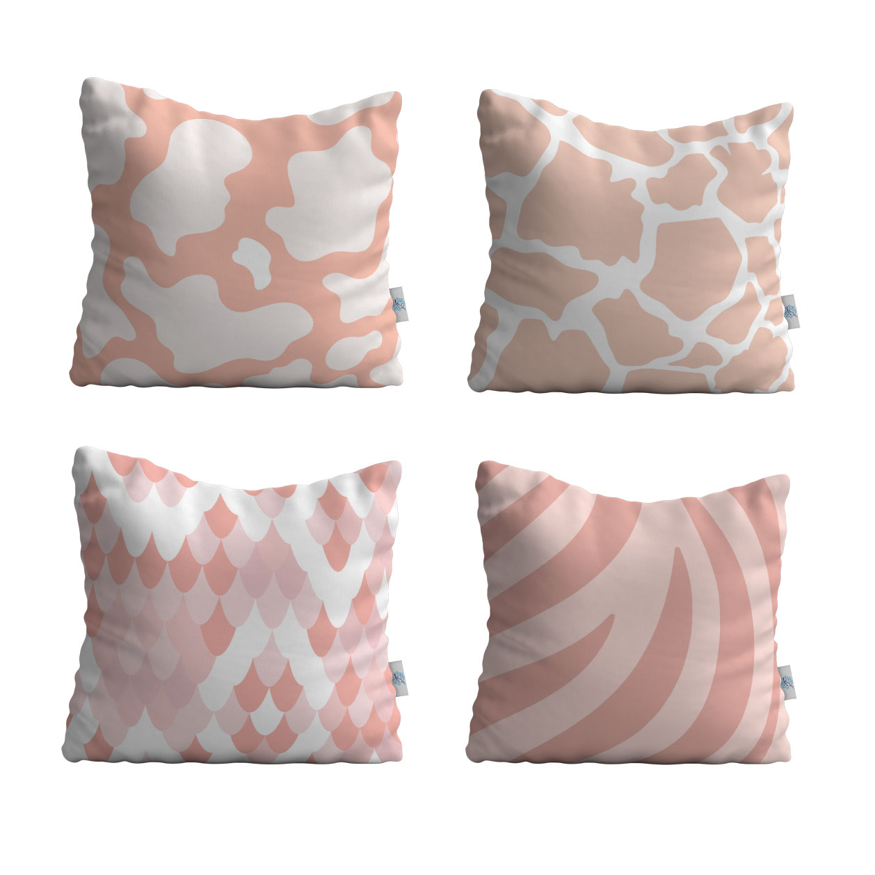 کاور کوسن شمسه نگار مدل انتزاعی ملایم کد CUS4 مجموعه 4 عددی