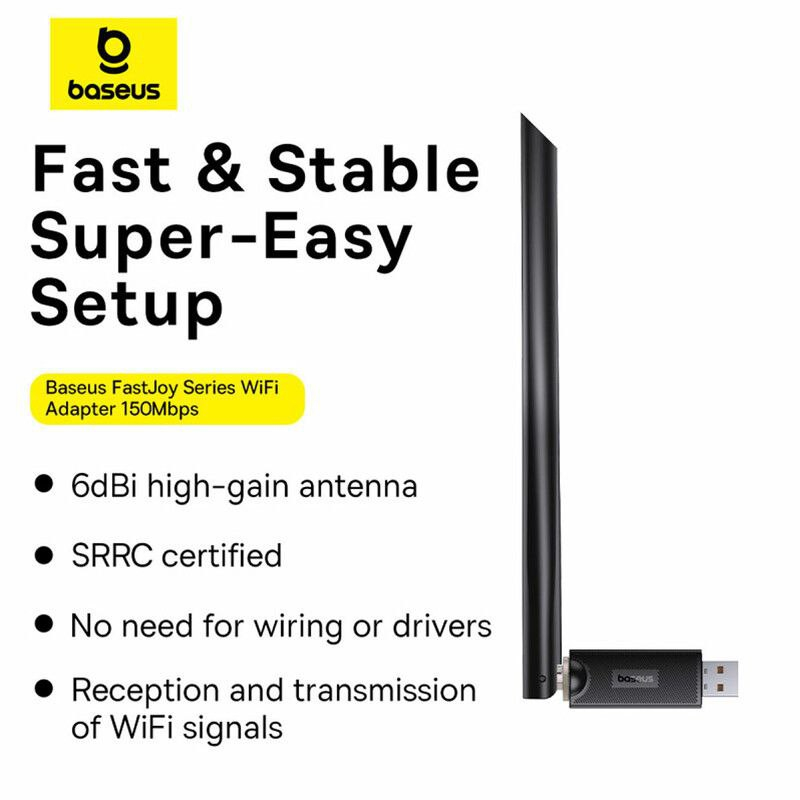 بی سیم USB کارت شبکه بیسوس مدل FastJoy Series BS-OH171