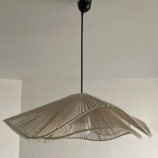 لوستر تزئینی مدل مکرومه دفرمه دو طبقه کد 6015