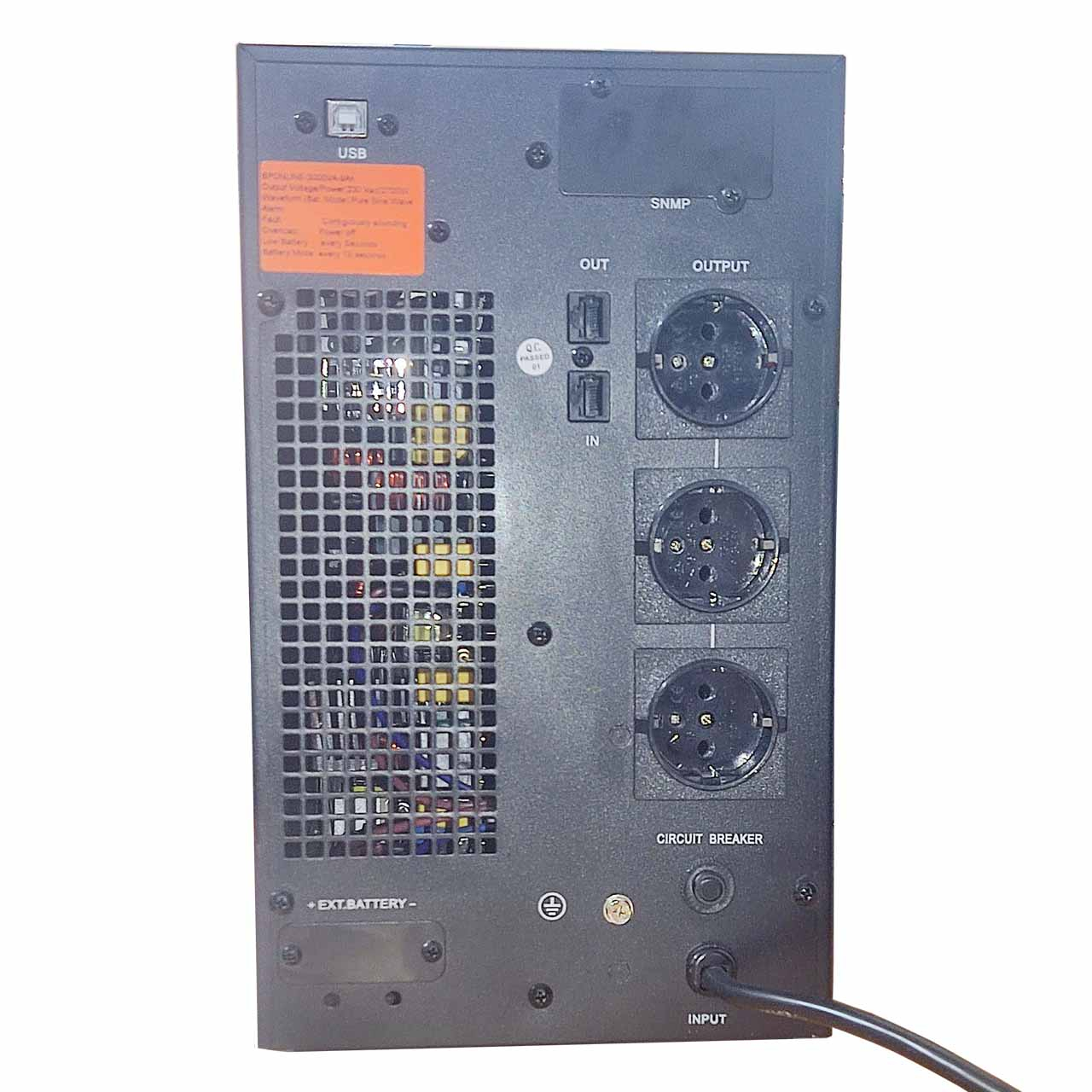 یو پی اس بستن پاور مدل BPONLINE-3000VA-9Ah ظرفیت 3000VA به همراه باتری داخلی