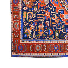 رومیزی مدل مخمل طرح کاشی کد 147