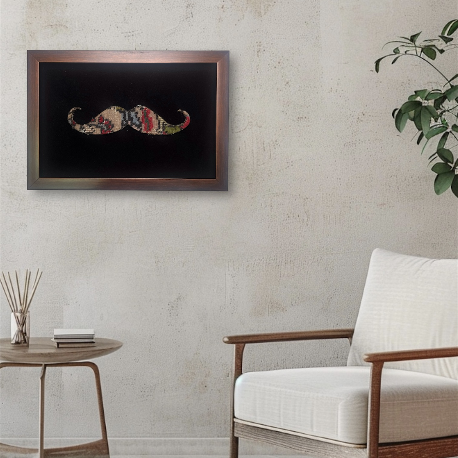 تابلو فرش مدل سیبیل کد 2030