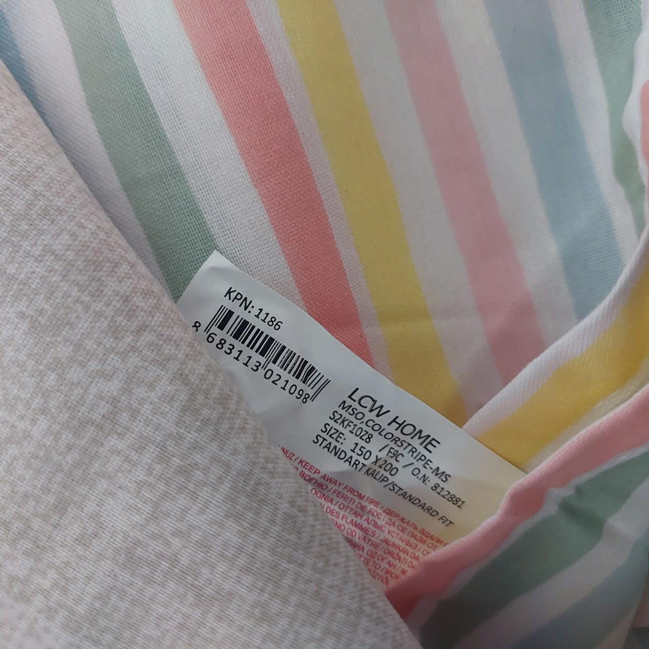 رومیزی ال سی دابلیو هوم مدل RECTANGLE LOU